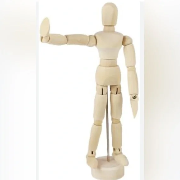 New in Box! 8 inch wooden mannequin for artwork - Picture 3 of 4